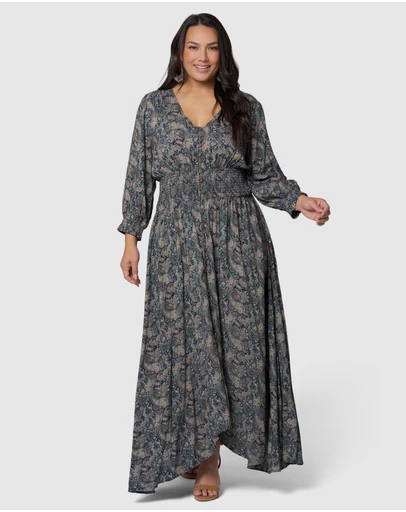 The Poetic Gypsy - Brown Sugar Maxi Dress