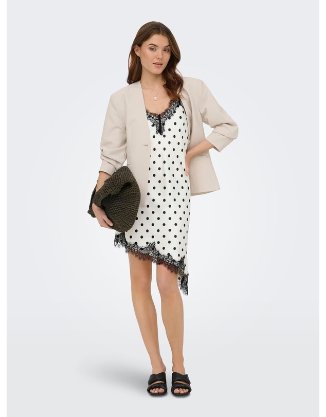 ONLY - Bella Satin Lace Midi Dress