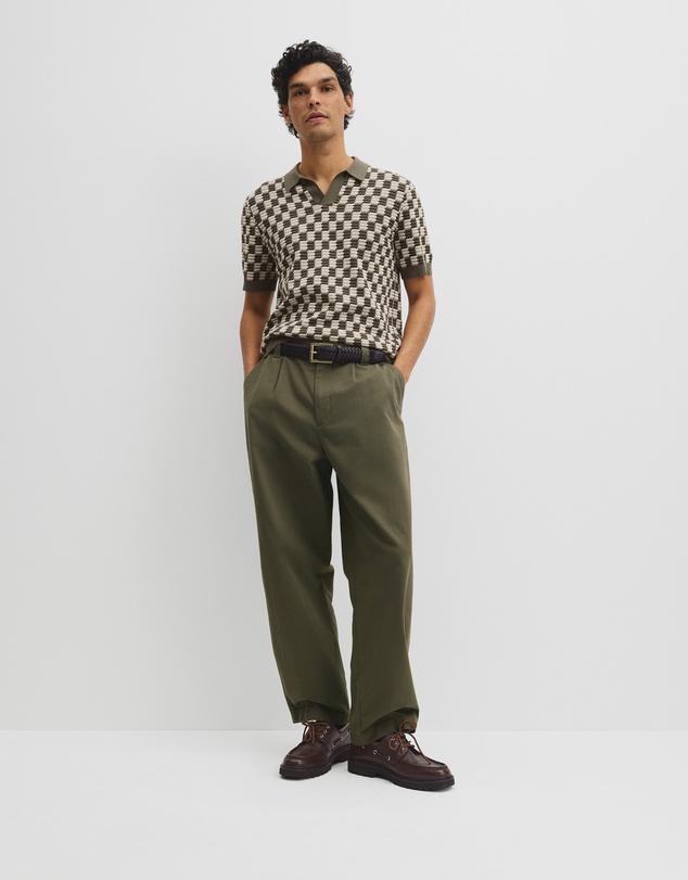 Country Road - Australian Cotton Silk Jacquard Trophy Polo