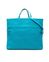 Pre-Loved by Azura Reborn - Pre-Loved Nappa Intrecciato Fold Over Tote