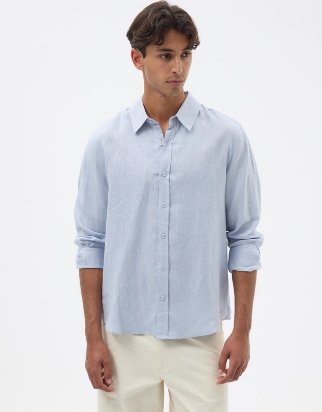 AERE - Euro Resort Linen LS Shirt