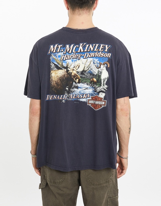 Vintage by The Real Deal - Pre Loved - Vintage Harley Davidson Denali Alaska Tee