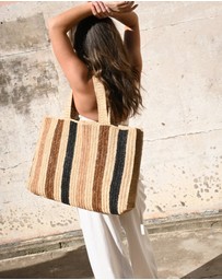 Mimmi Terra - Raffia Zitti Bag Tiramisu