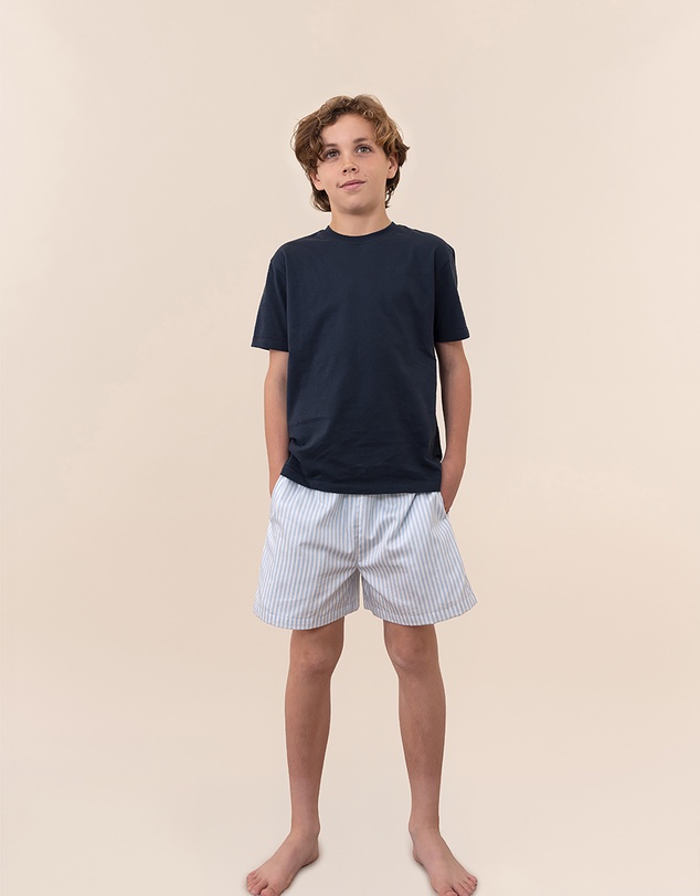 Gingerlilly - Rebecca Judd x Gingerlilly | Mini Noah Cotton Short PJ Set