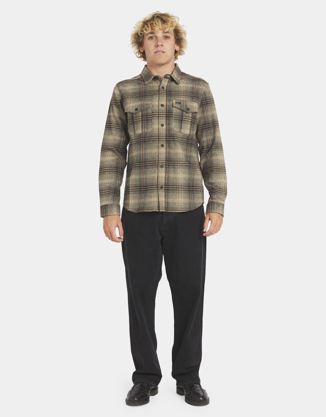 RVCA - Mens Huges Flannel Long Sleeve Shirt