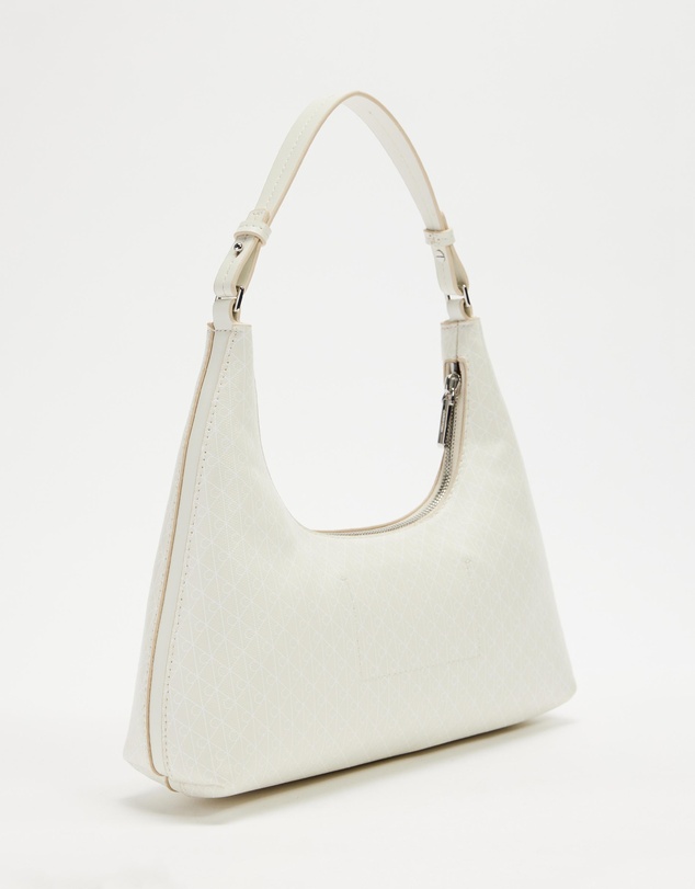 Calvin Klein - Emblem Allover Print Shoulder Bag