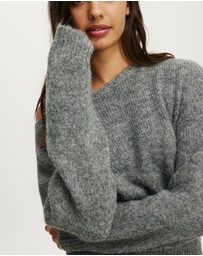 Cotton On Body - Fluffy Off The Shoulder Knit