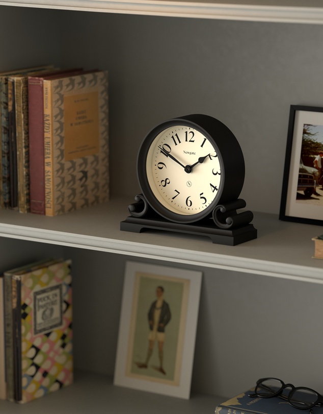 Newgate - Newgate Divisadero Mantel Clock-Black