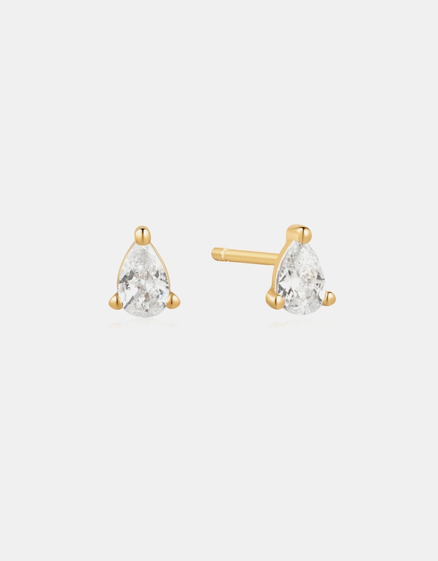 Ania Haie - Gold Pear Studs