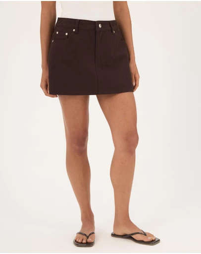 Atmos&Here - Faye Denim A-Line Skort