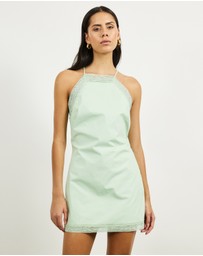 Lover - Lucy Lace Trim Mini Dress
