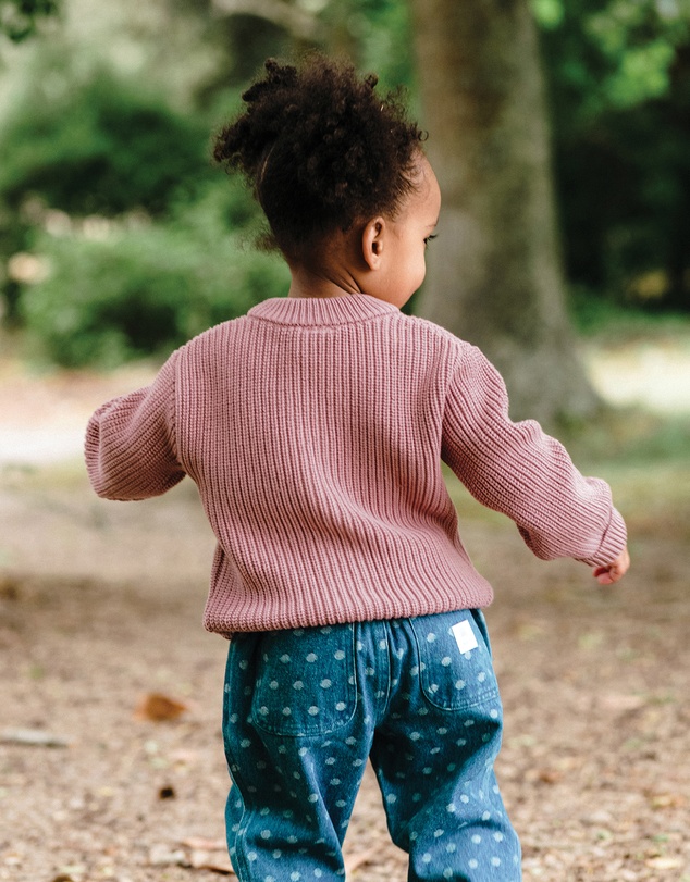 Kynd Baby - Knit Cardigan in Dusty Lilac