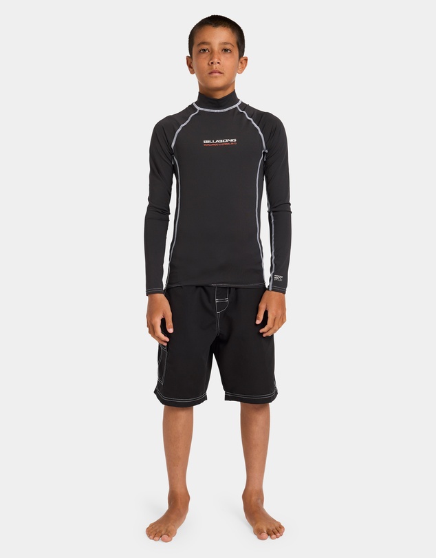 Billabong Kids - Boys 8 to 16 Spec 73 Performance Fit Long Sleeve Rashguard