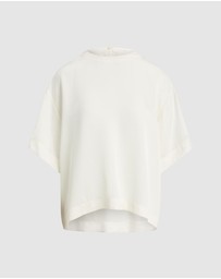 Polo Ralph Lauren - Oversize Satin Tee - ICONIC EXCLUSIVE