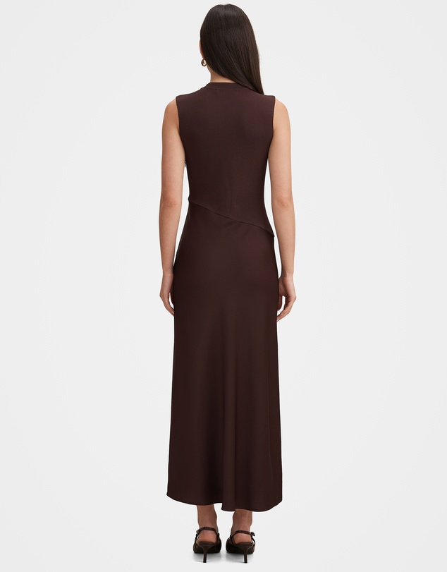 Forever New - Jayden Satin Mixed Midi Dress