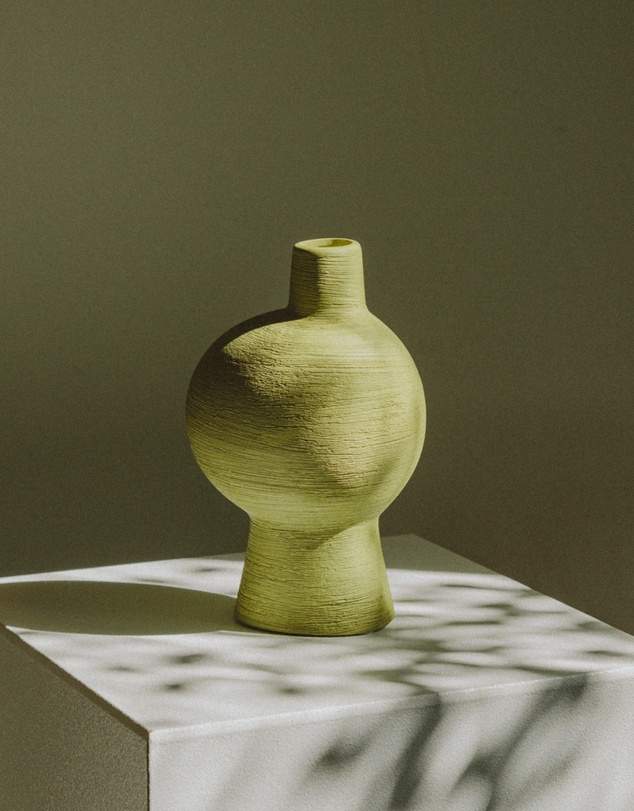 Dennis Did It - The Grass Is Greener Vase Lime