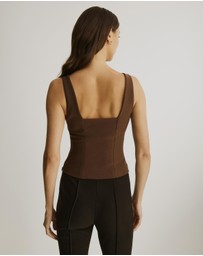 Atmos&Here - Lucia Crepe Sleeveless Top