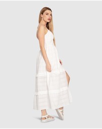 Belle & Bloom - Superstition Tiered Maxi Dress - White
