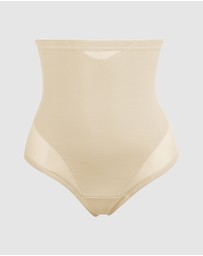 Miraclesuit Shapewear - Sexy Sheer Shaping High Waist Thong