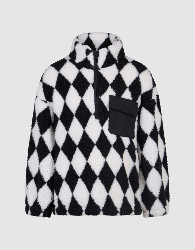 Rock Your Kid - Harlequin Sherpa Sweater