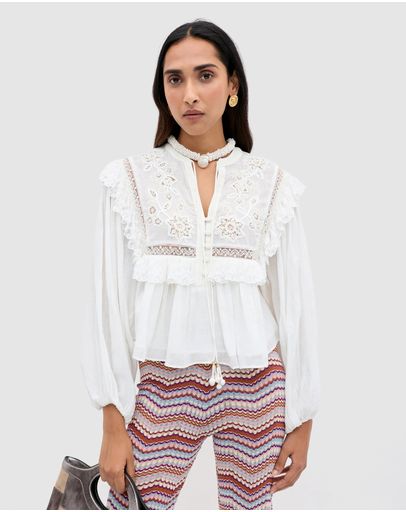 Lilly Embroidery Ivory