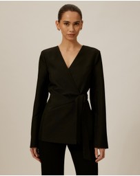 Tussah - Wrap Blazer Jacket