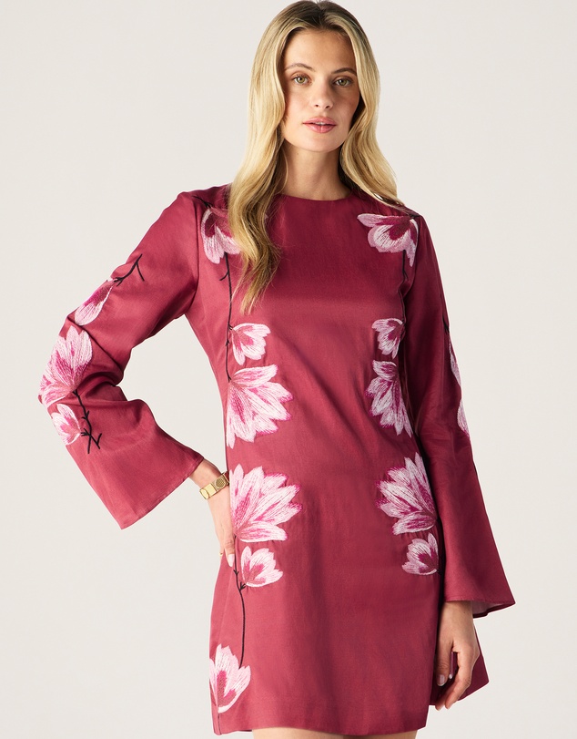 MOS The Label - Lilou Embroidery Mini Dress