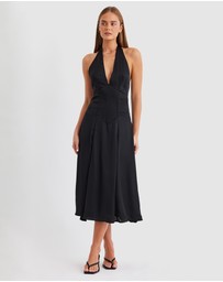 SNDYS - Evelyn Halter Midi Dress