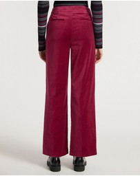 Marcs - Nala Wide Leg Velvet Pants