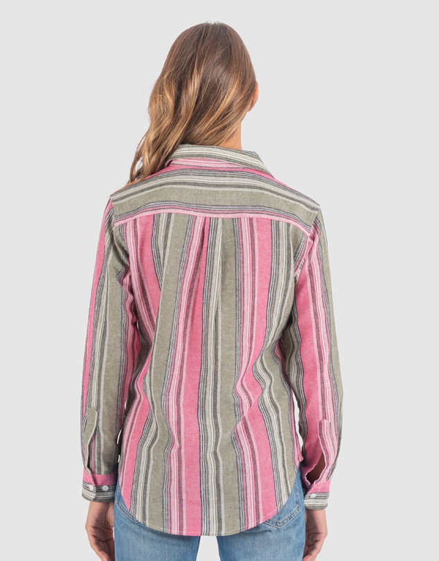 CAMIXA - IRIS Stripes Linen Shirt
