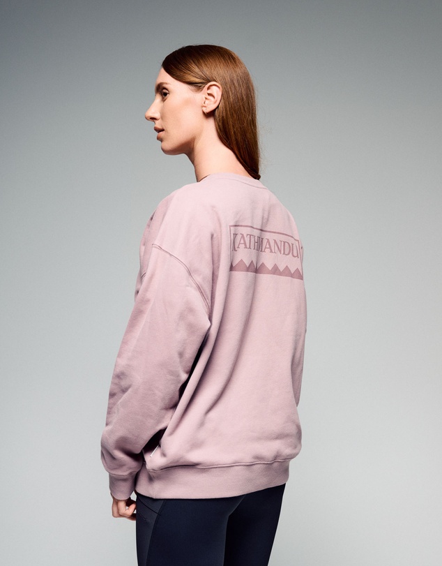 Kathmandu - Heritage Logo Slouchy Brushed Crew