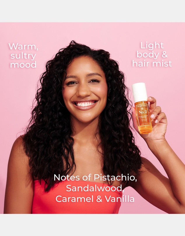 MCoBeauty - Fragrance Mist Hair & Body 90ml - No.2 (Salted Caramel & Pistachio)