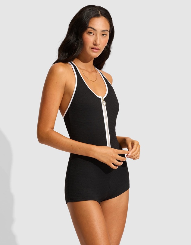 Seafolly - Retro Boyleg One Piece