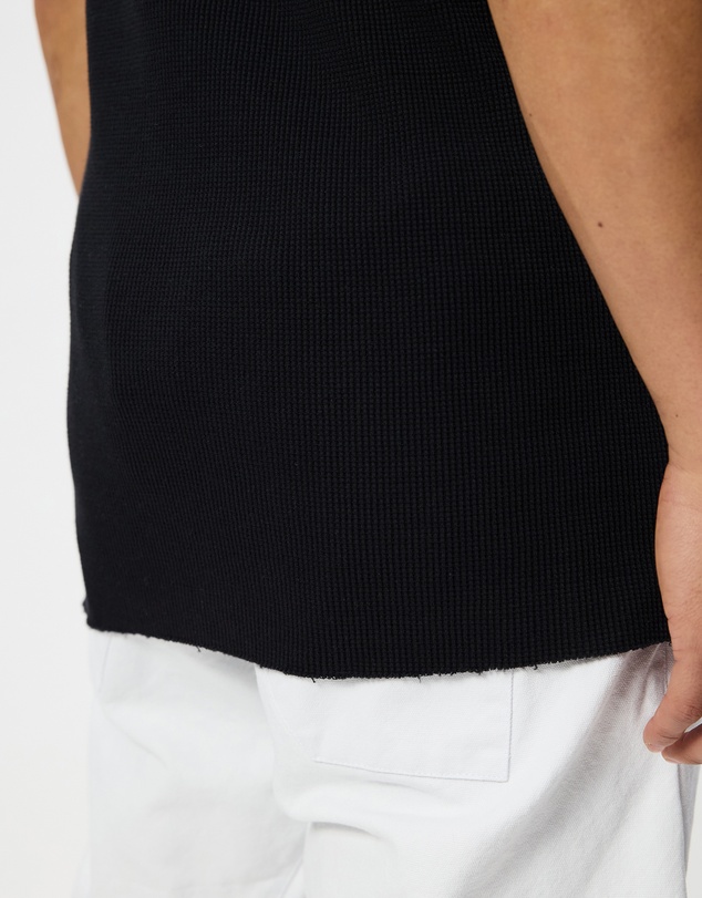 Surrounded By Ghosts - The Onyx Slim Waffle Knit T-Shirt