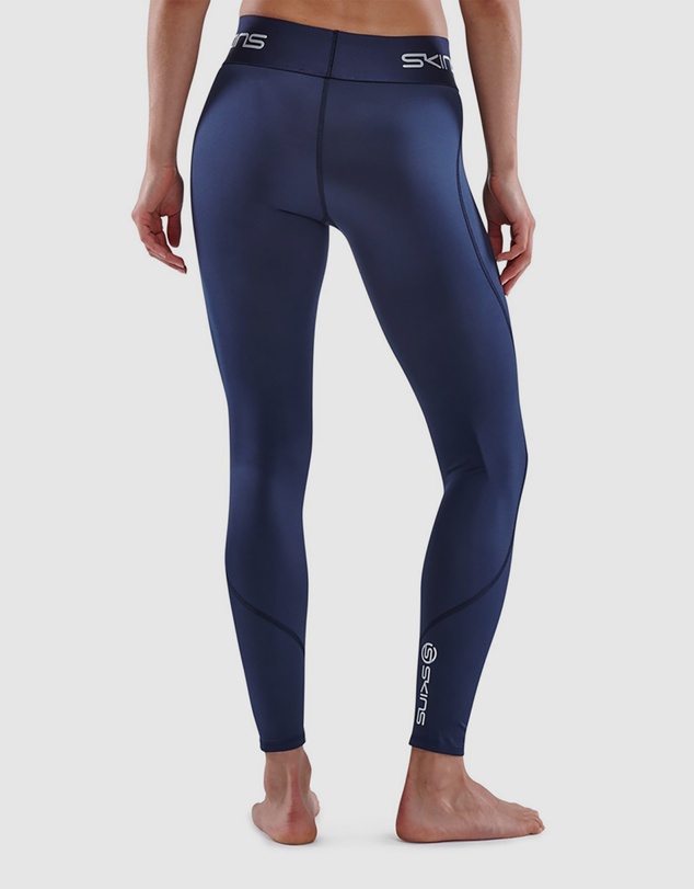 SKINS - SKINS Compression Women's Series-1 Activewear 7/8 Long Tight Navy Blue