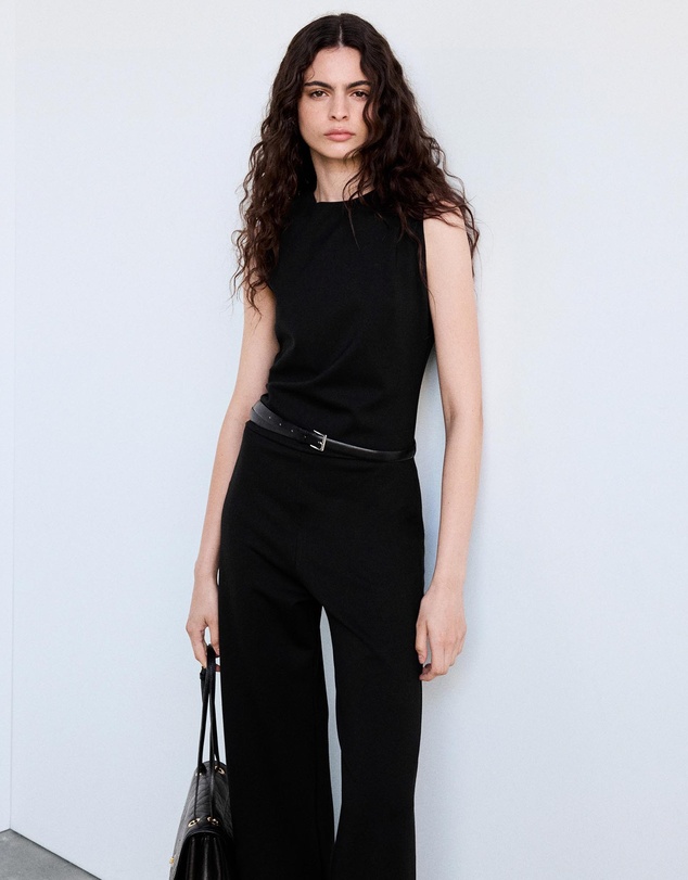 M.N.G - Belted Jumpsuit with Ruched Details
