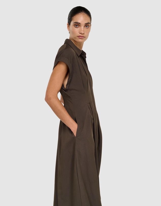 Staple the Label - Lucienne Midi Shirt Dress