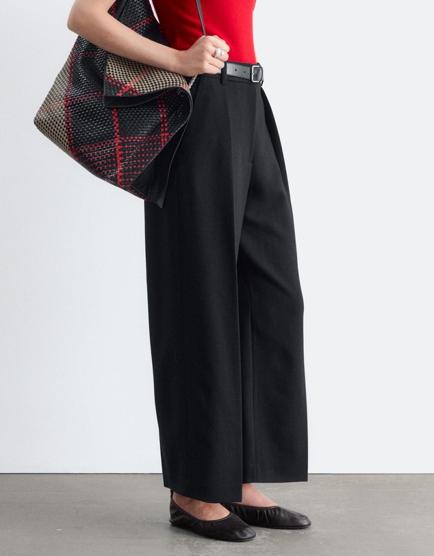 & Other Stories - Cropped Pleat Trousers