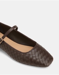 Wittner - Annie Woven Leather Mary Janes