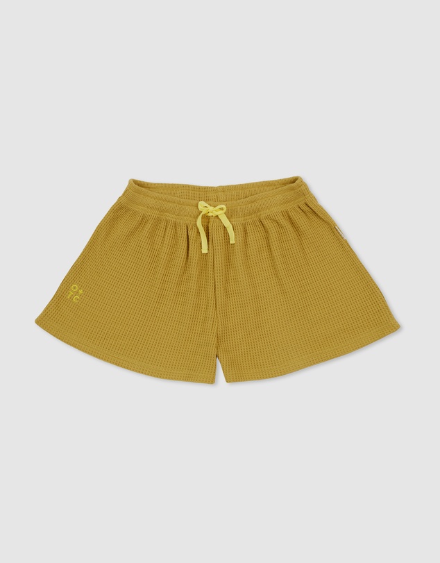 Olive & The Captain - Moss Waffle Wide Shorts