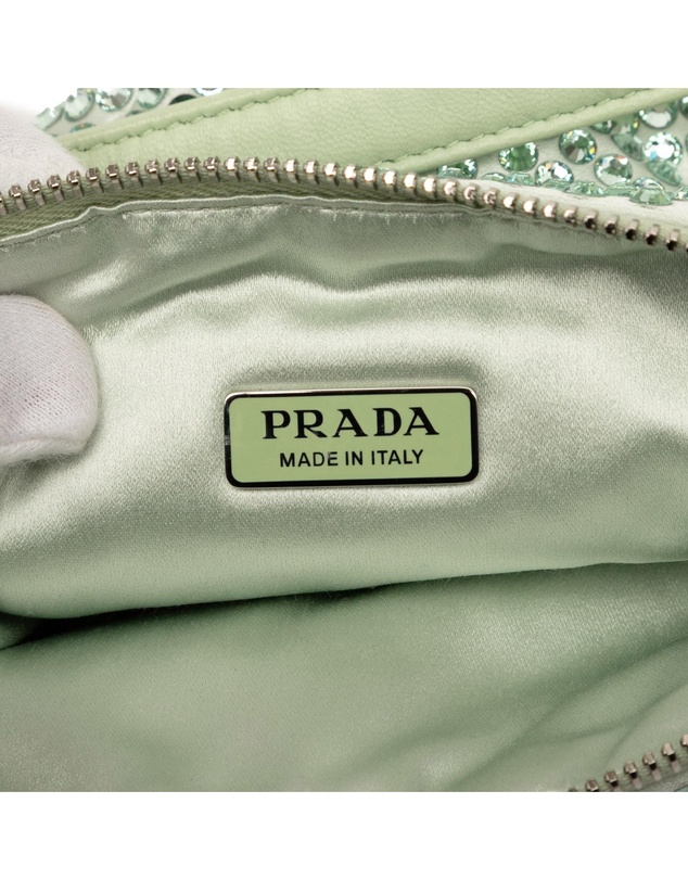 Pre-Loved by Azura Reborn - Pre-Loved Satin Crystal Embellished Triangle Pouch