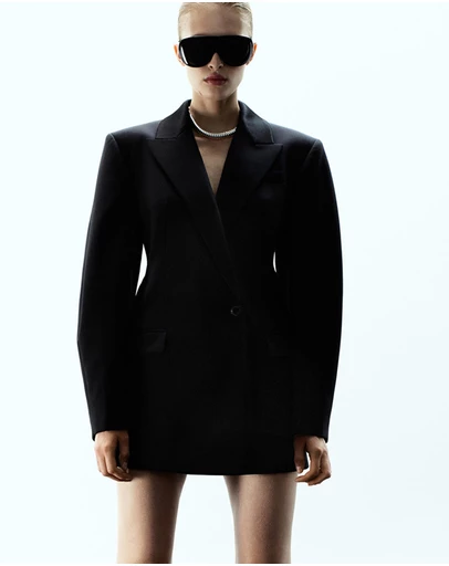 M.N.G - Wool-Blend Blazer Dress