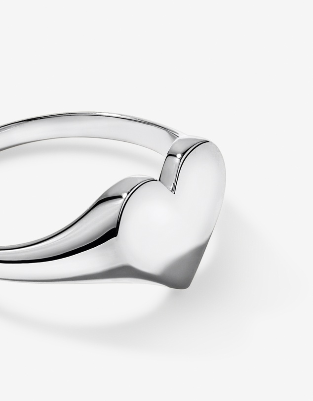 Michael Hill - Heart Signet Ring in Sterling Silver
