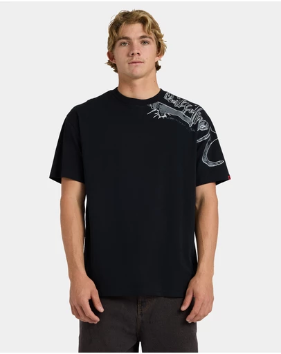 Quiksilver - Mens YG Scrawled Oversized T-Shirt
