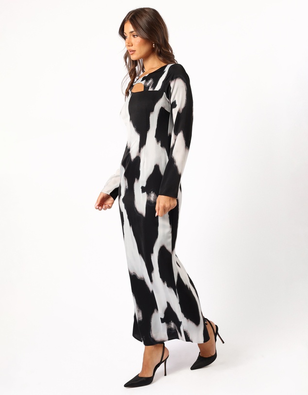 Petal & Pup - Christah Maxi Dress - Black/White