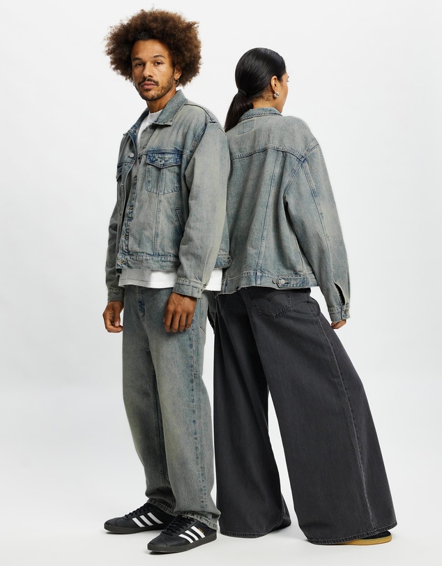 Thrills - Oversized Wander Denim Jacket - ICONIC EXCLUSIVE