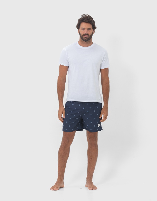 Coast Clothing - Navy Helms Swimshorts