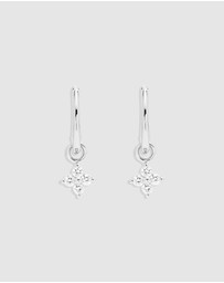 By Charlotte - Crystal Bloom Hoops