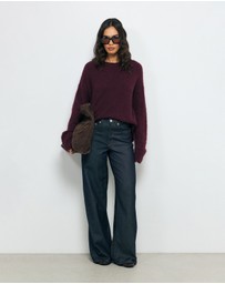 AERE - Jori Wool Blend Oversized Knit Jumper