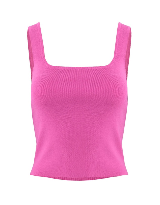 Forcast - Miami Cropped Sleeveless Knit Top